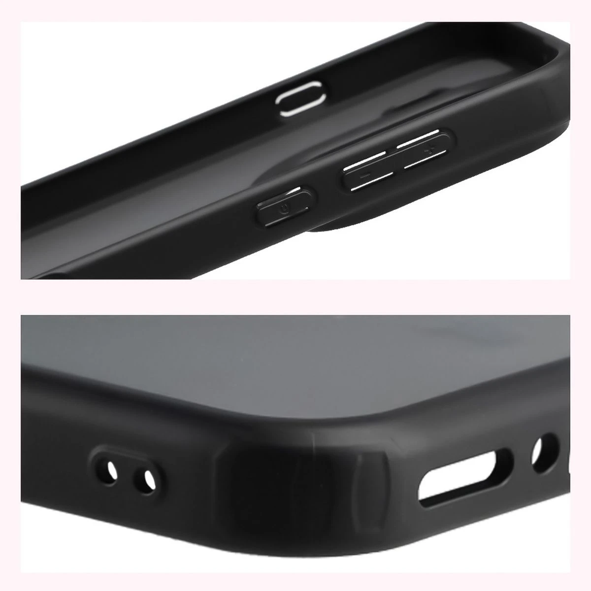 Verstärkte Ecken und erhöhte Ränder des Bildschirms im Etui Bizon Case Angelo für das Oppo Find X9 Pro