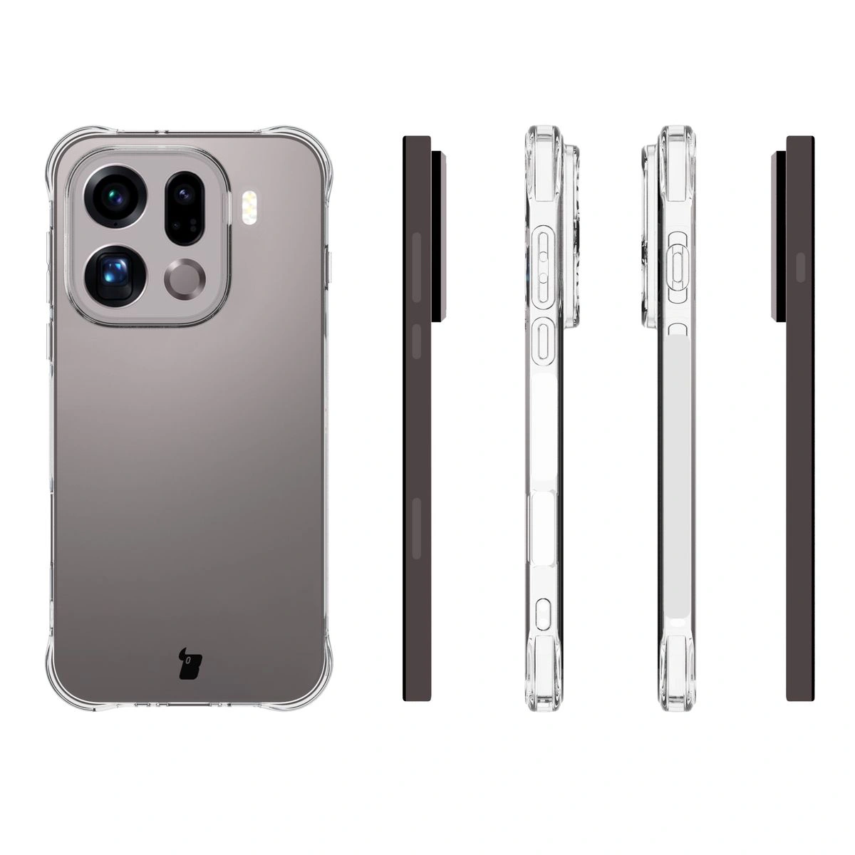 Transparent back of Case Salpa for Oppo Find X9 Pro