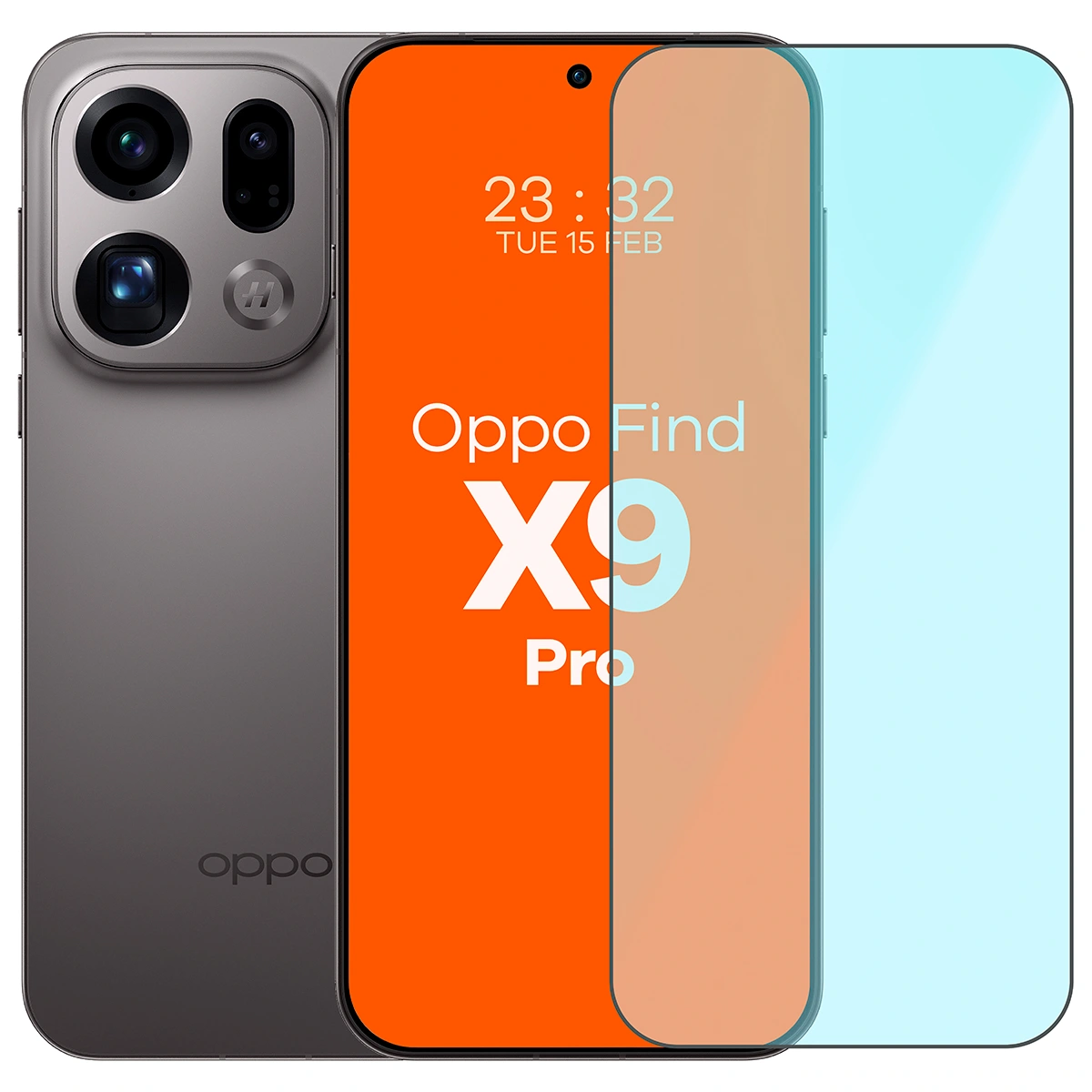 Gehärtetes Glas Bizon Smart Glass für Oppo Find X9 Pro