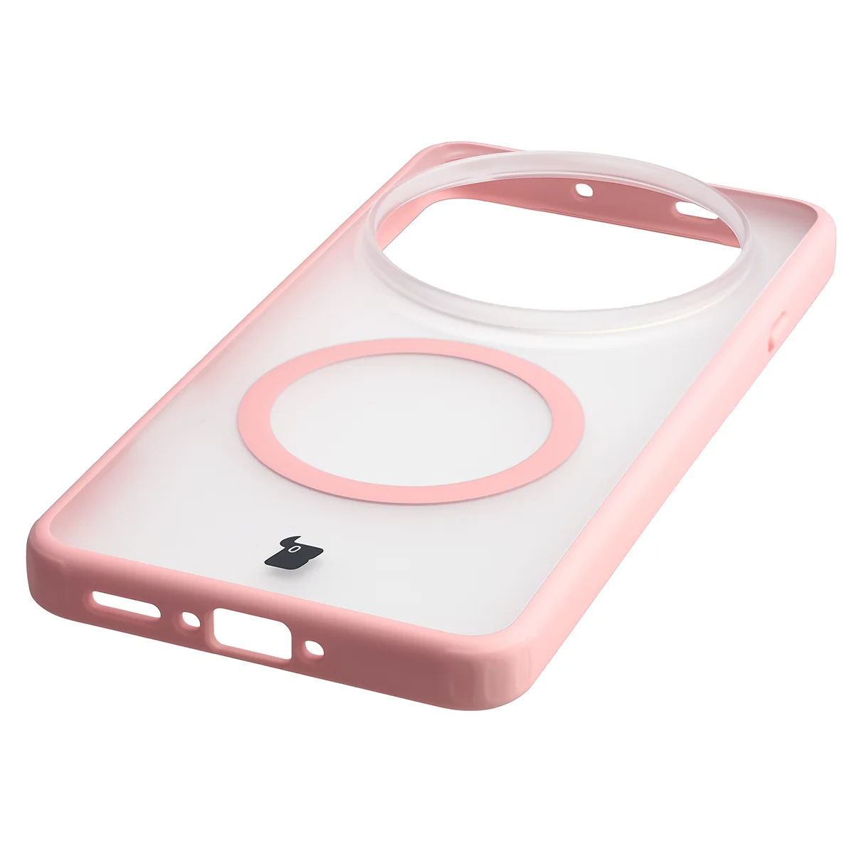 Zintegrowane przyciski, wycięcia i hybrydowy materiał w etui Bizon Case MatteO do Oppo Find X9 Ultra