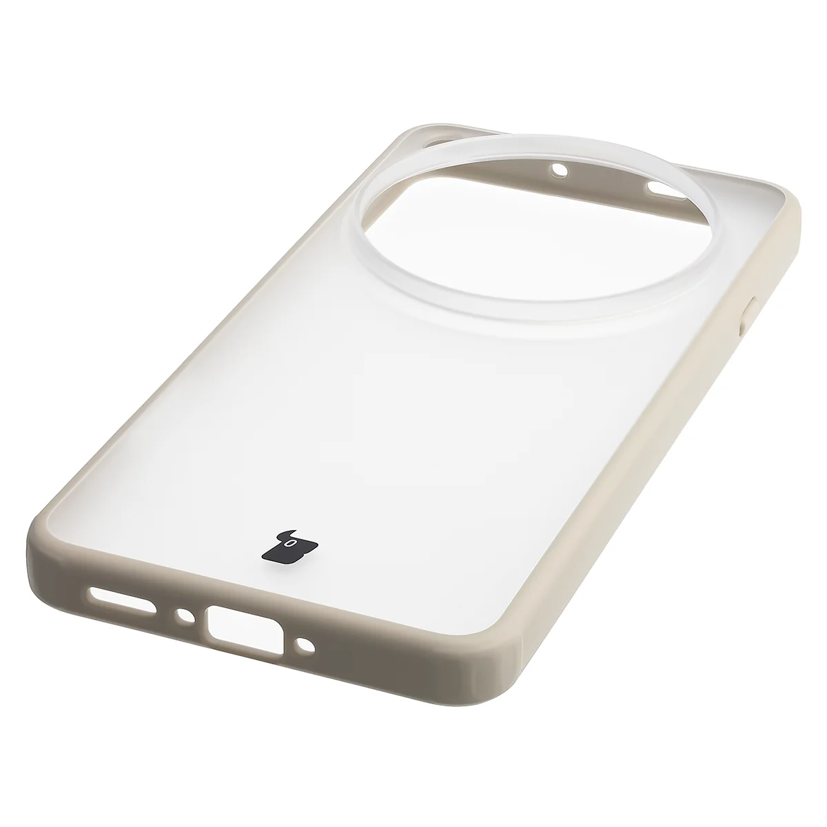 Zintegrowane przyciski, wycięcia i hybrydowy materiał w etui Bizon Case Angelo do Oppo Find X9 Ultra