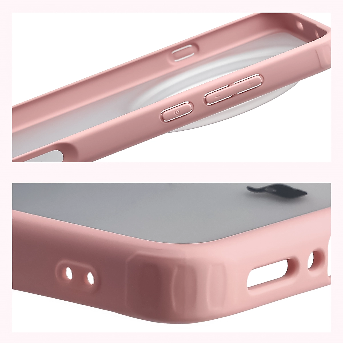 Wzmocnione narożniki i podwyższone ranty ekranu w etui Bizon Case Angelo do Oppo Find X9 Ultra