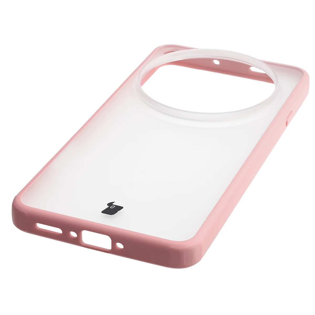 Zintegrowane przyciski, wycięcia i hybrydowy materiał w etui Bizon Case Angelo do Oppo Find X9 Ultra