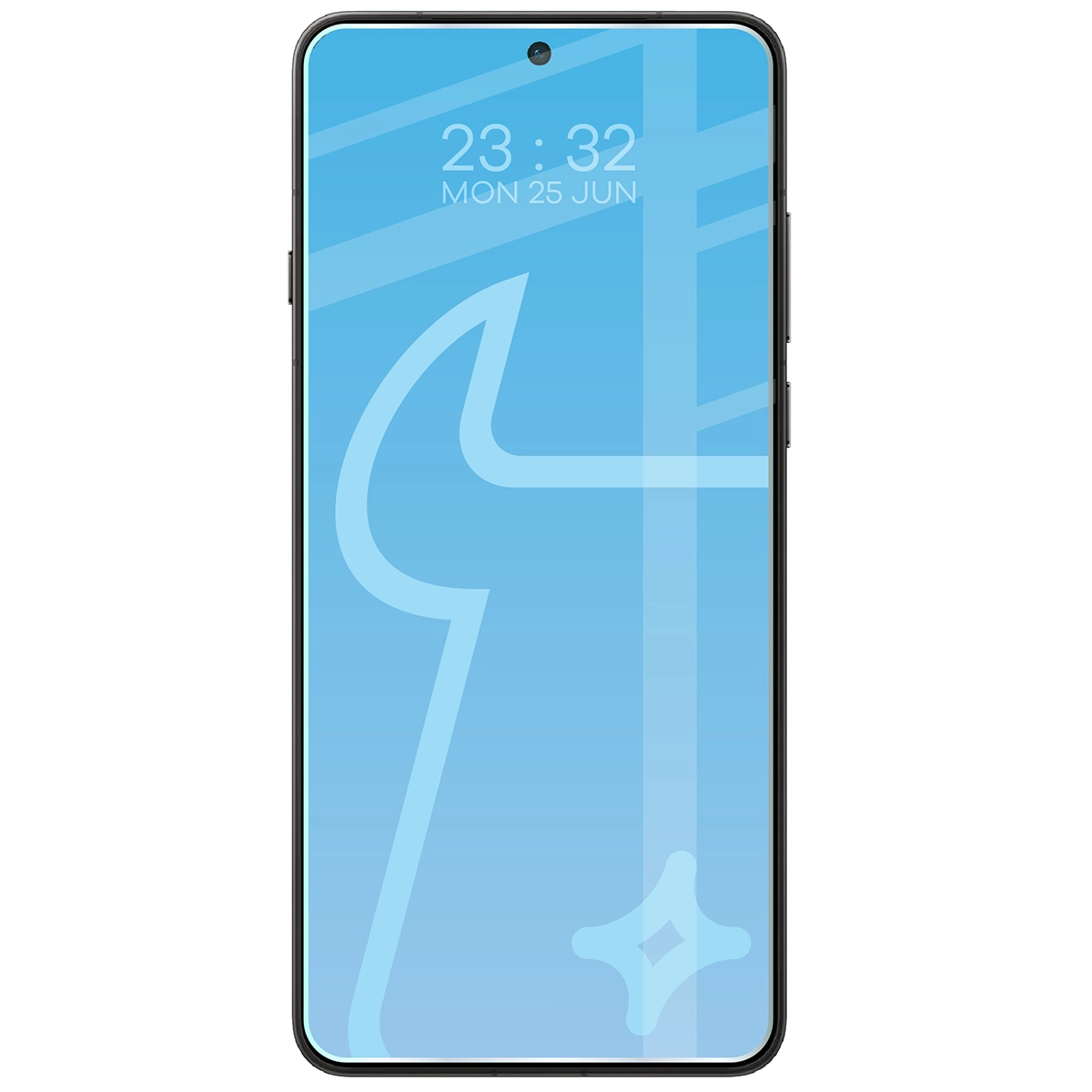 Phone with Bizon Glass Clear Duo applied to Oppo Find X9 Ultra