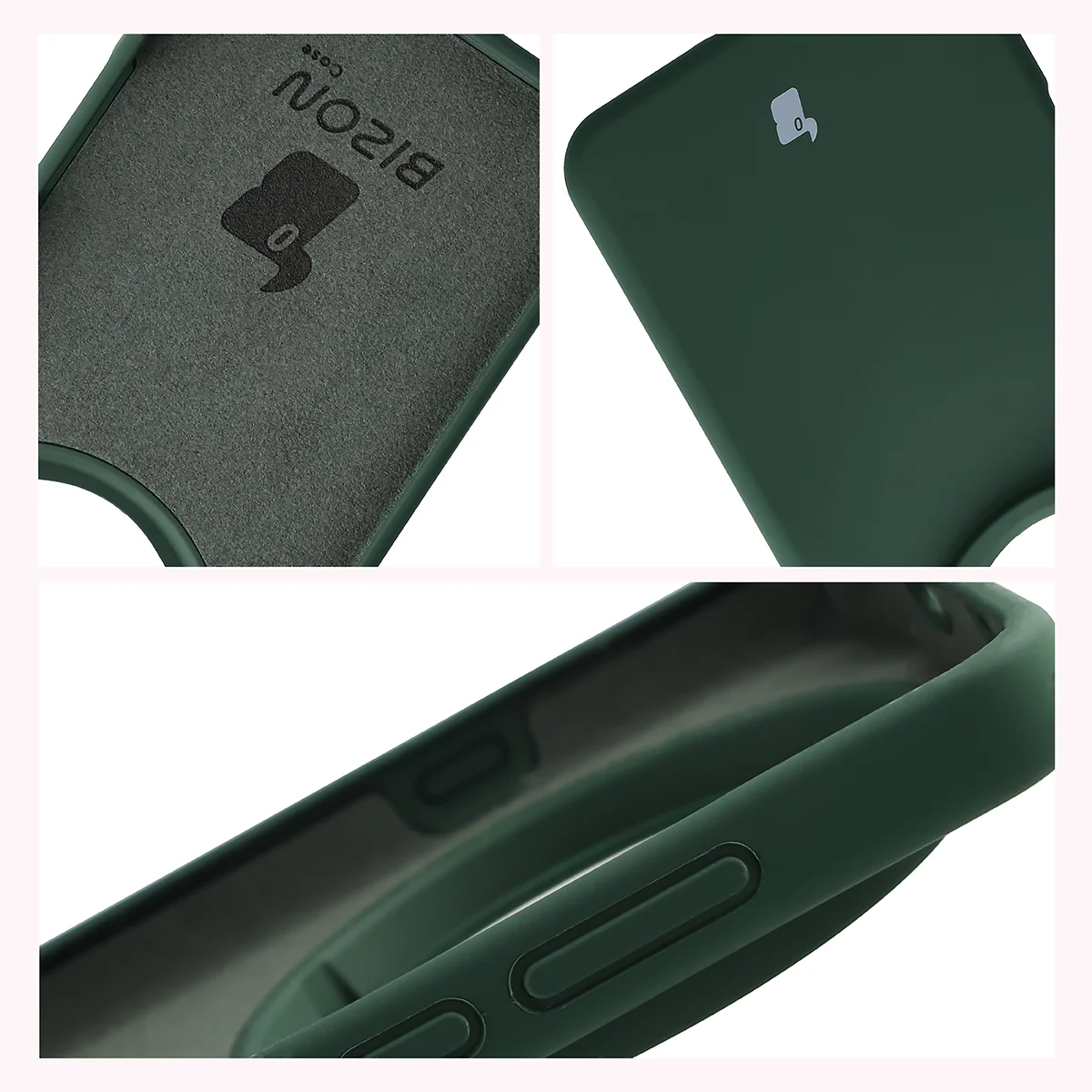 Construction of the Bison Soft Case: integrated covers, raised edges, and microfiber lining for Oppo Find X9 Ultra