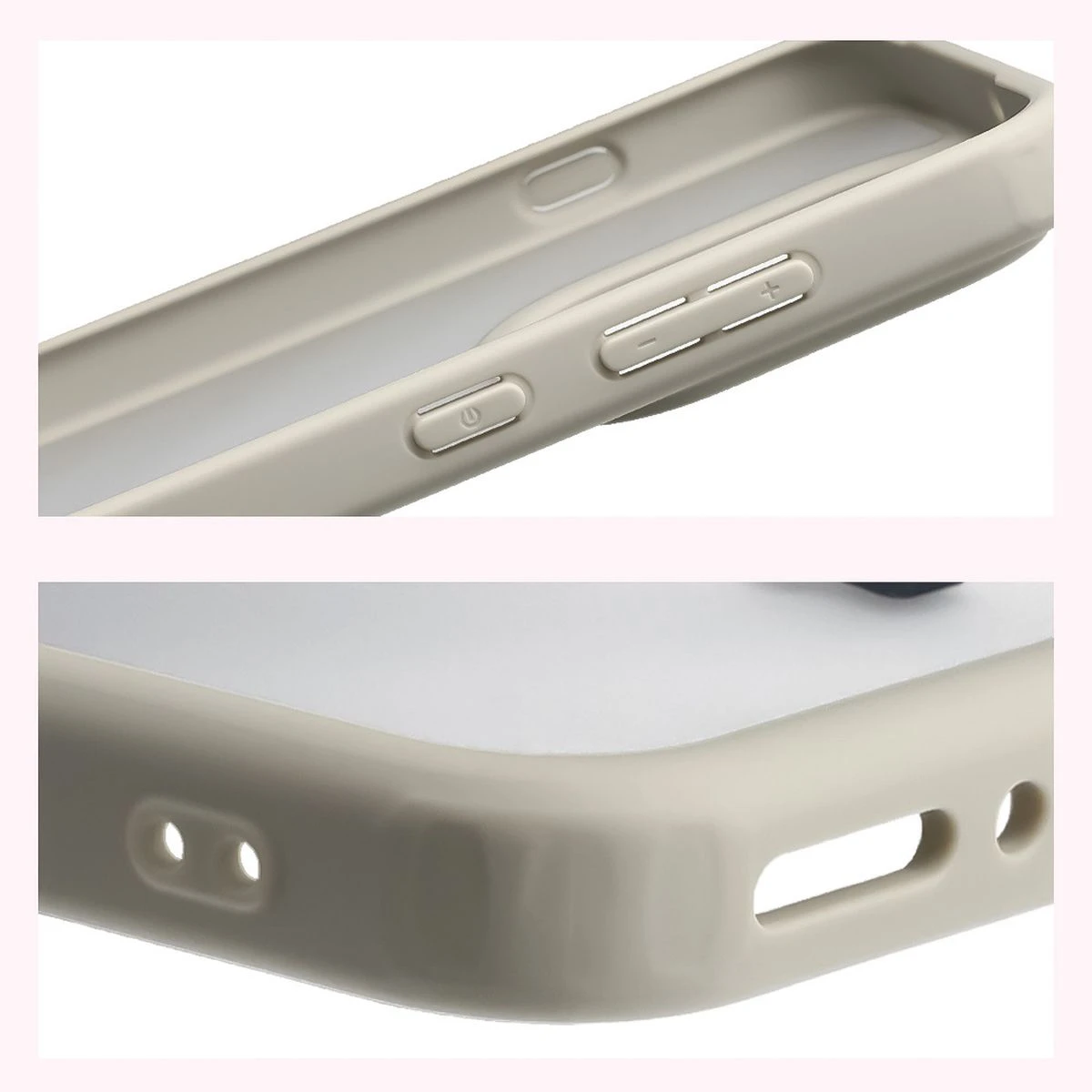 Reinforced corners and raised edges of the screen in the Bizon Case Angelo for Oppo Find X9