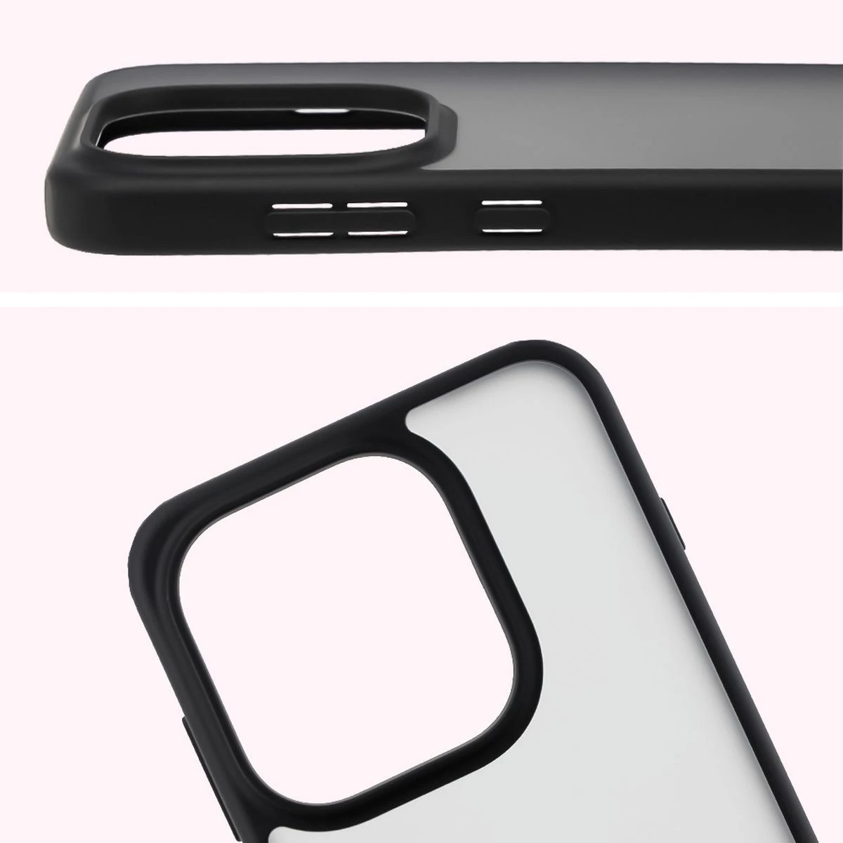Full cutout and raised edges for the camera in the Bison Case Angelo for Oppo Find X9