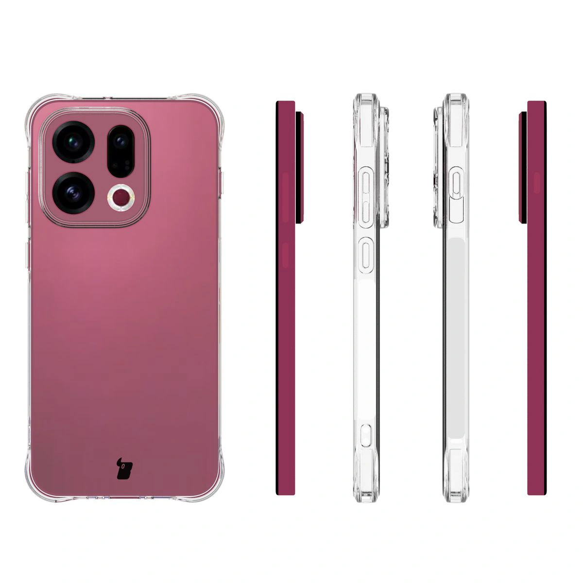 Transparent back of the Case Salpa for Oppo Find X9