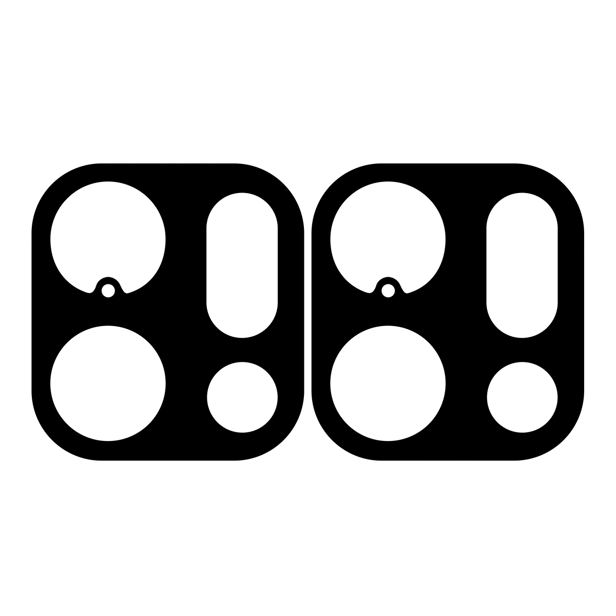 Bizon Glass Lens for Oppo Find X9 applied to the camera island