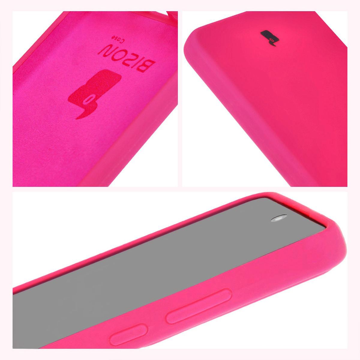 Bizon Soft Case construction: integrated covers, raised edges, and microfiber padding