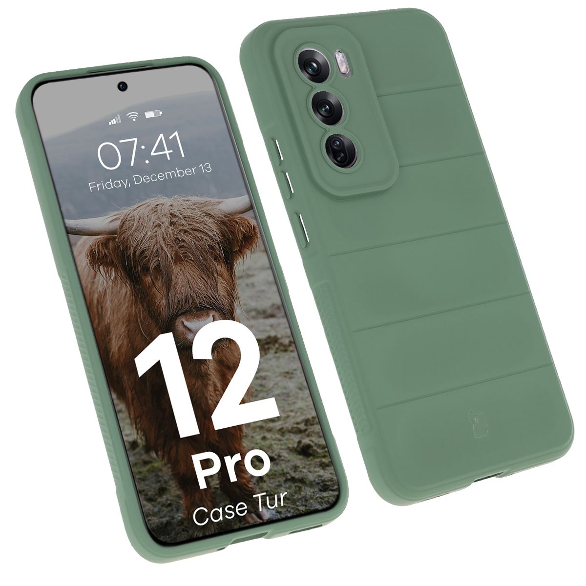 Pancerne etui Bizon Case Tur do Oppo Reno 12 Pro