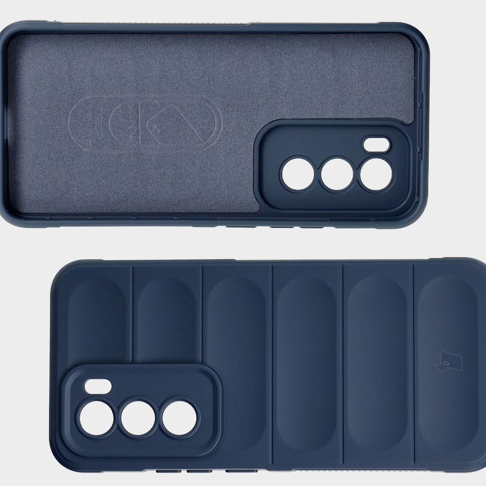 Wyściółka z mikrofibry, wyżłobienia na pleckach i wzmocnione narożniki w etui Bizon Case Tur