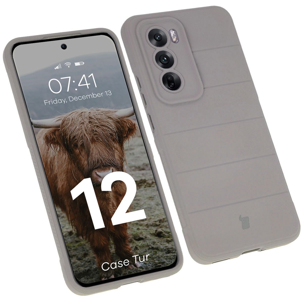 Robustes Etui Bizon Case Tur für Oppo Reno 12