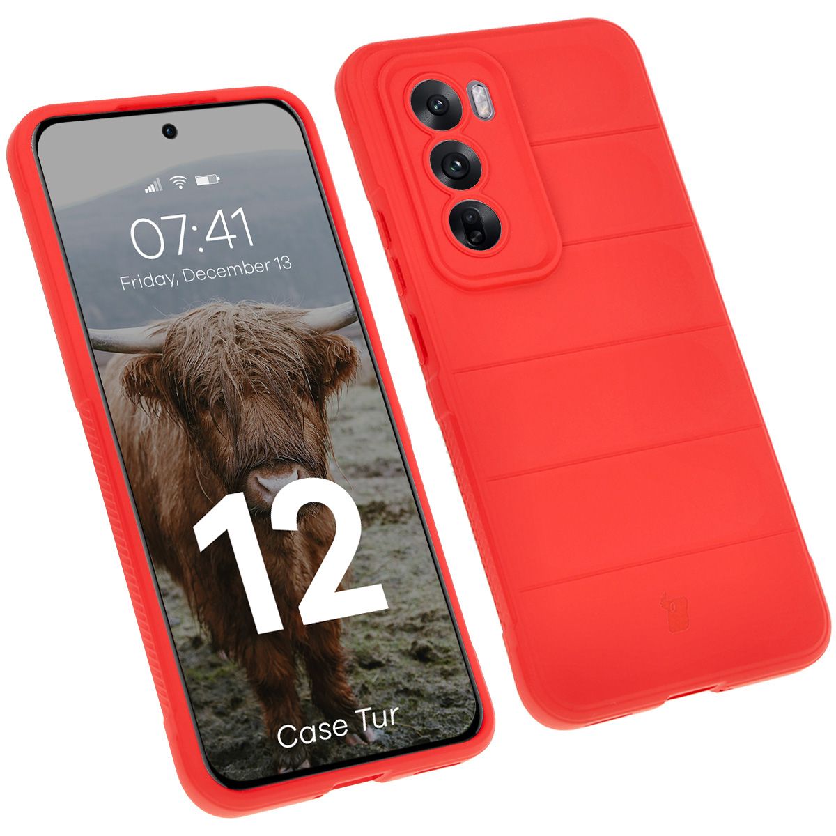 Pancerne etui Bizon Case Tur do Oppo Reno 12