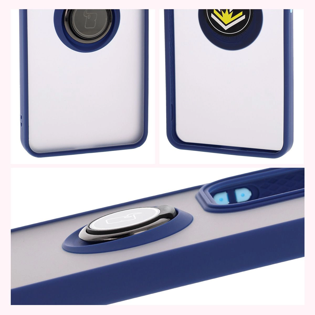 Eigenschaften des Bizon Case Hybrid Ring: rutschfester Rahmen und mattes Design