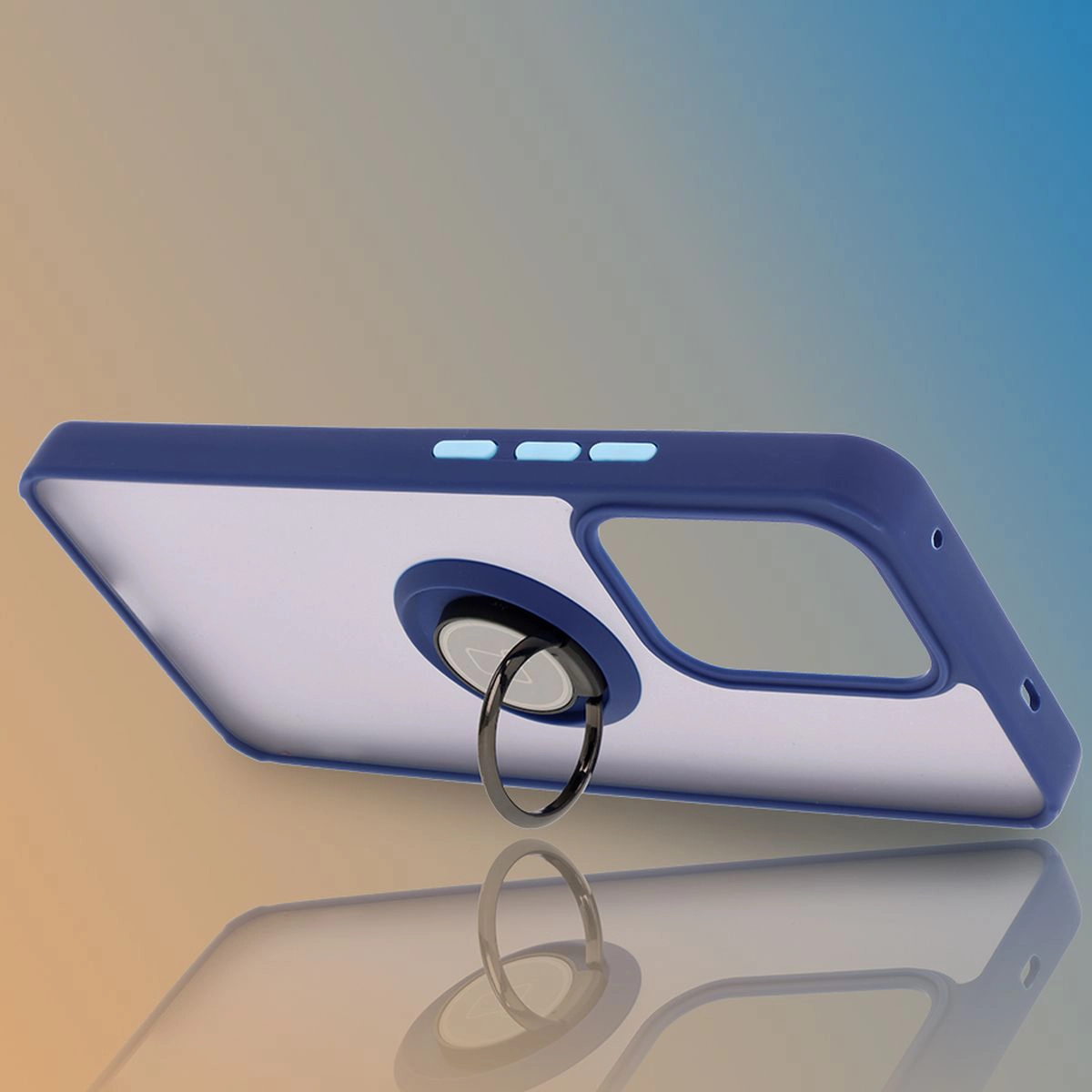 Halter als Stütze im Bizon Hybrid Ring Etui