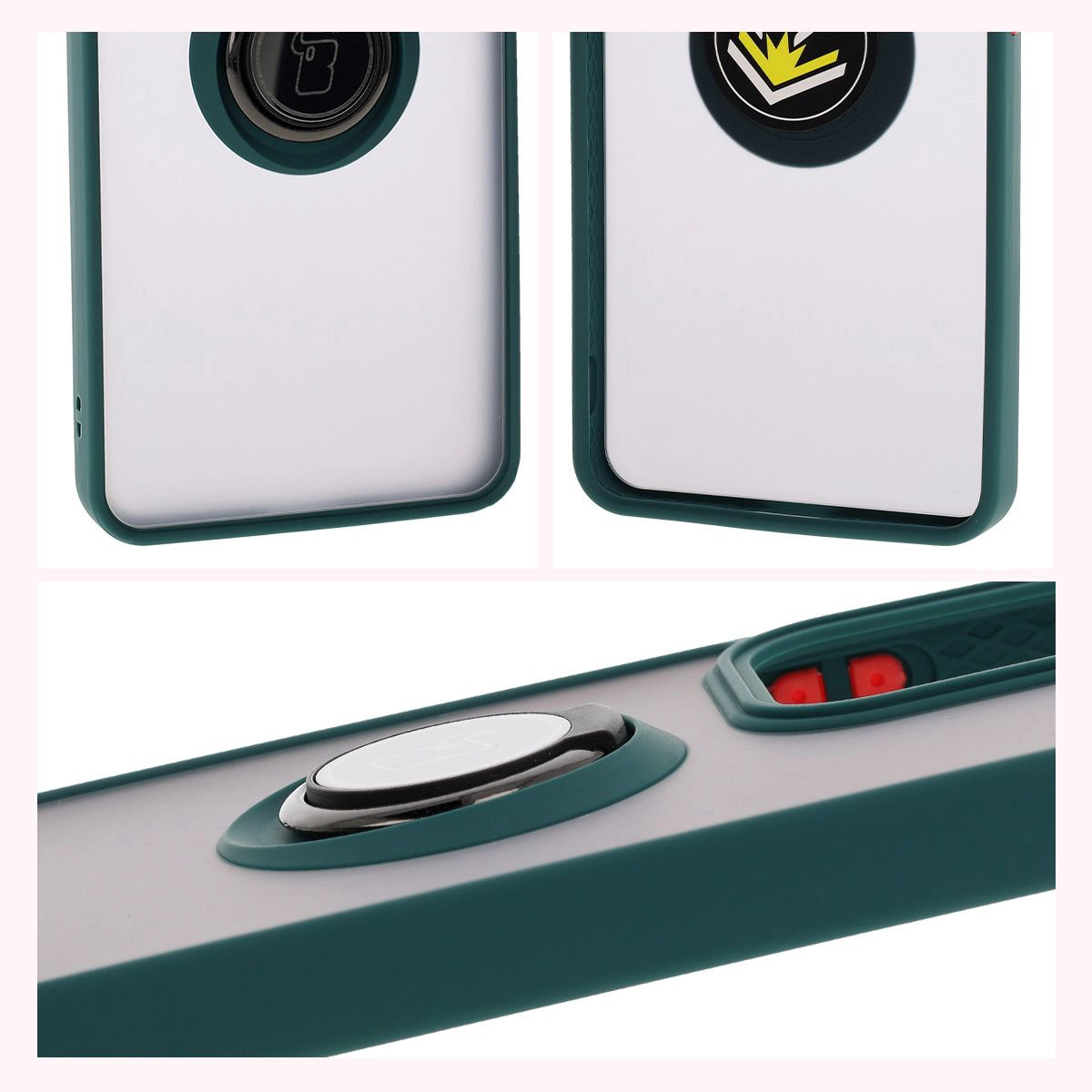 Bizon Case Hybrid Ring jellemzői: csúszásmentes keret és matt dizájn