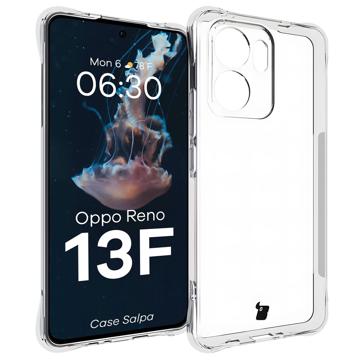 Przezroczyste etui Bizon Case Salpa do Oppo Reno13 F