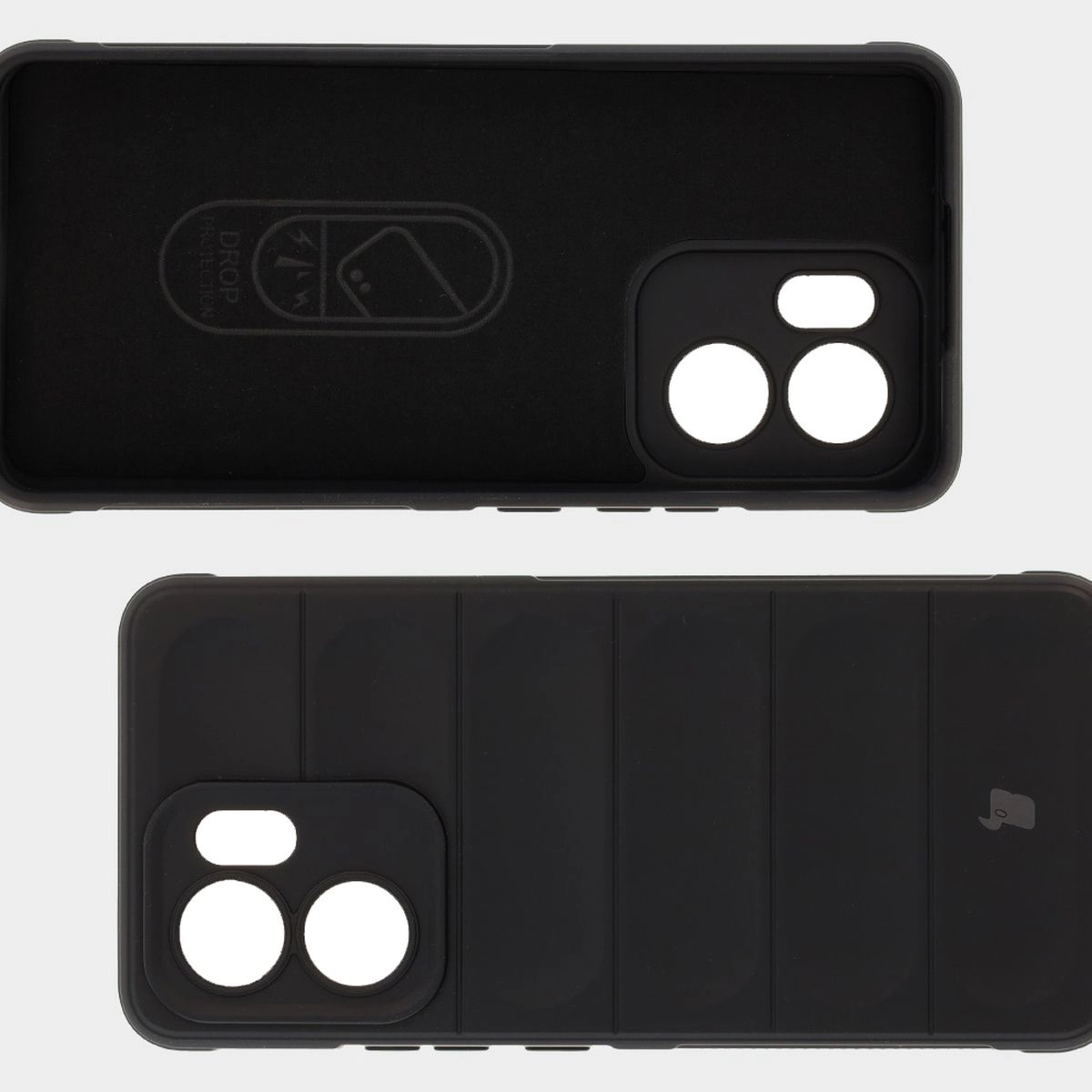 Wyściółka z mikrofibry, wyżłobienia na pleckach i wzmocnione narożniki w etui Bizon Case Tur