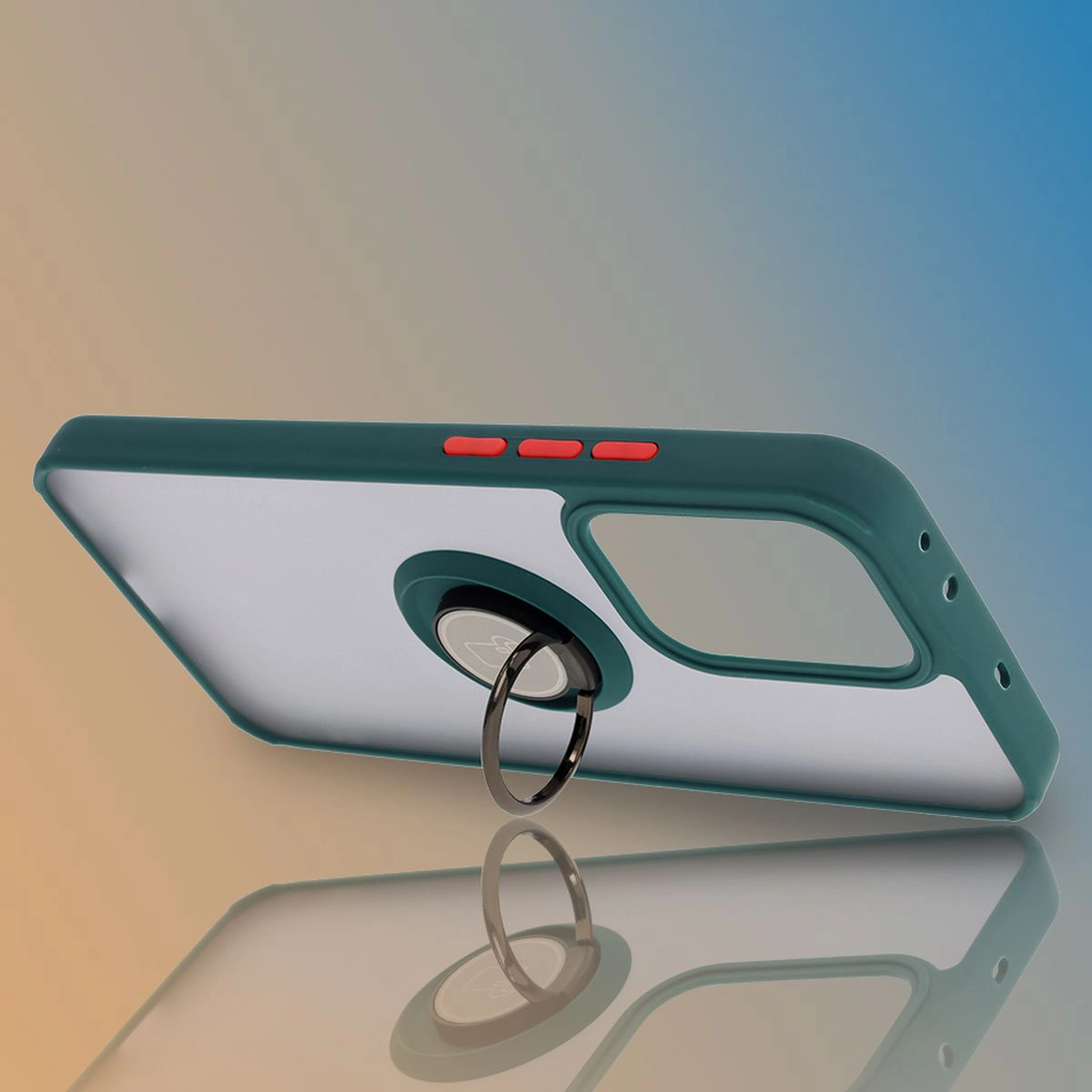 Halter als Stütze im Bizon Hybrid Ring Etui