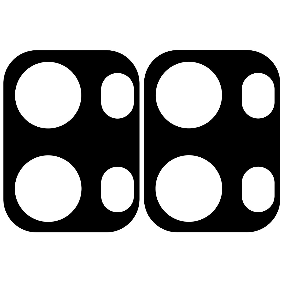 Bizon Glass Lens Glas, das auf die Kamerainsel aufgebracht wird