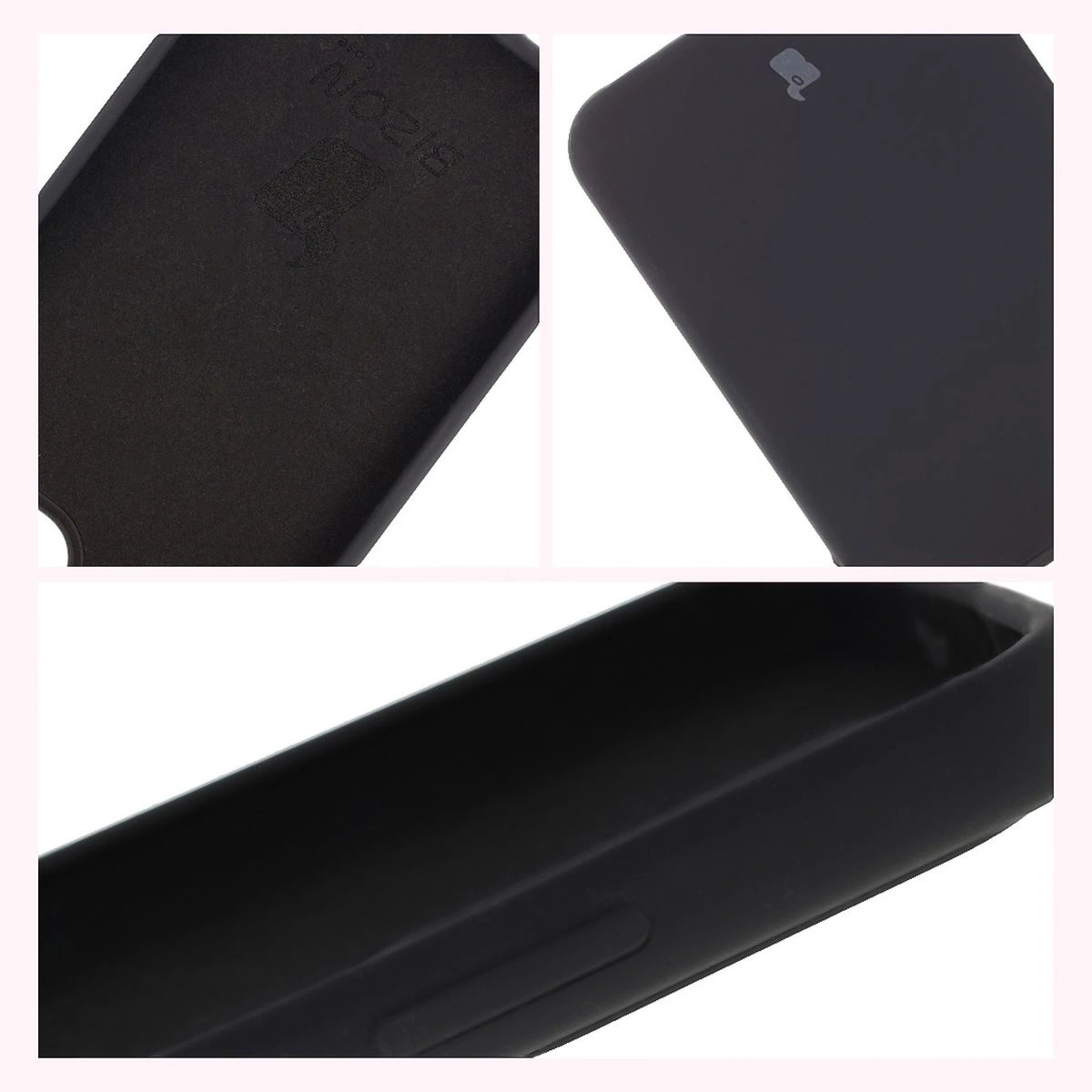 Konstruktion der Bizon Soft Case: integrierte Abdeckungen, erhöhte Ränder und Mikrofaserpolsterung für Oppo Reno13 Pro