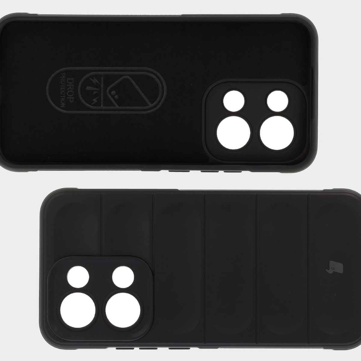 Microfaser-Innenausstattung, Vertiefungen auf der Rückseite und verstärkte Ecken im Etui Bizon Case Tur