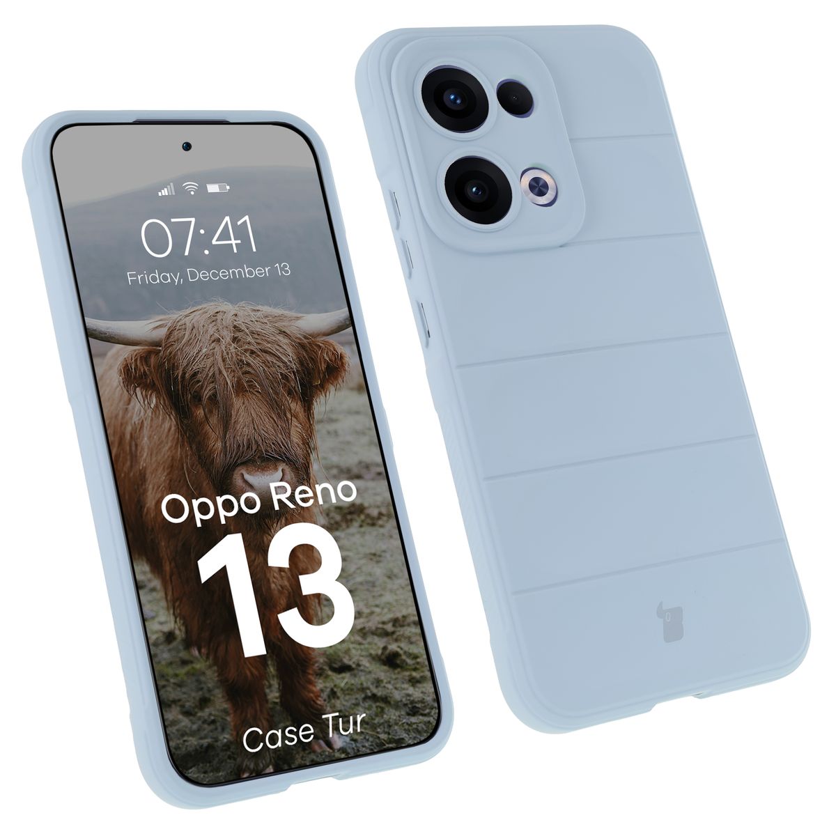 Robustes Etui Bizon Case Tur für Oppo Reno13