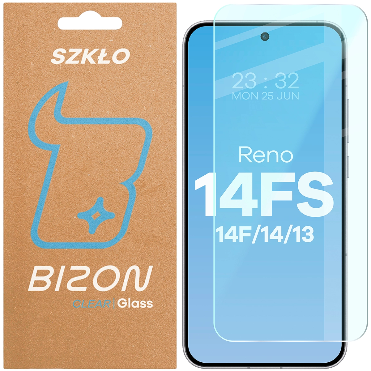Szkło hartowane Bizon Glass Clear 2 do Oppo Reno13
