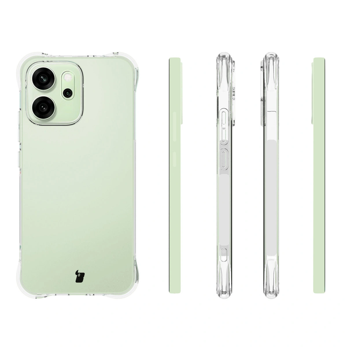 Bizon Case Salpa for Oppo Reno 14 F / Oppo Reno 14 FS from various angles
