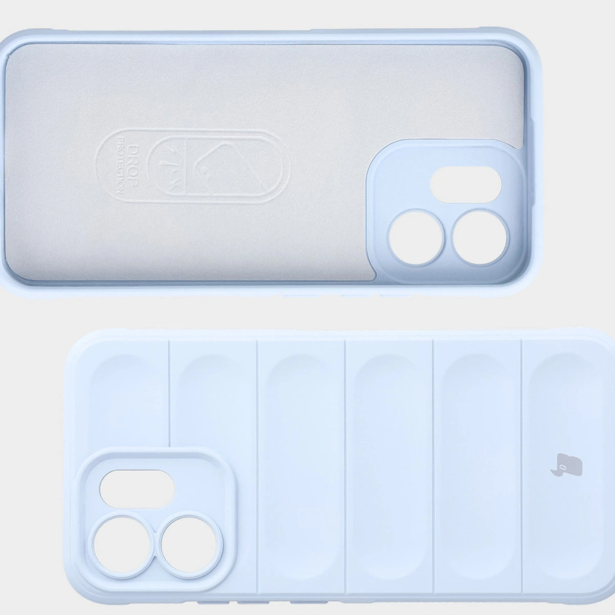 Microfiber lining, grooves on the back, and reinforced corners in the Bison Case Tur for Oppo Reno 14 F / Oppo Reno 14 FS