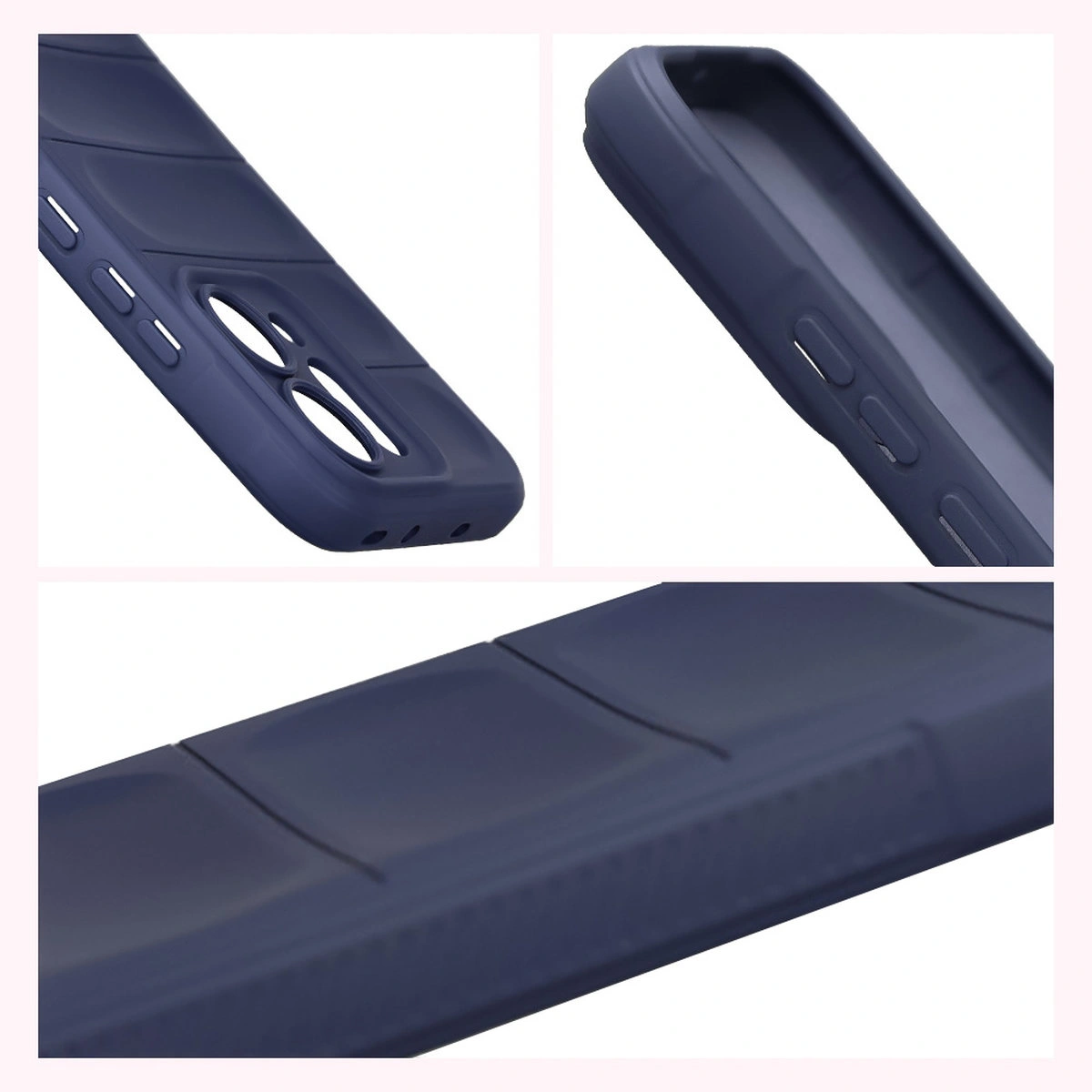 Textured sides and raised edges for the screen and camera in the Bison Case Tur for Oppo Reno 14