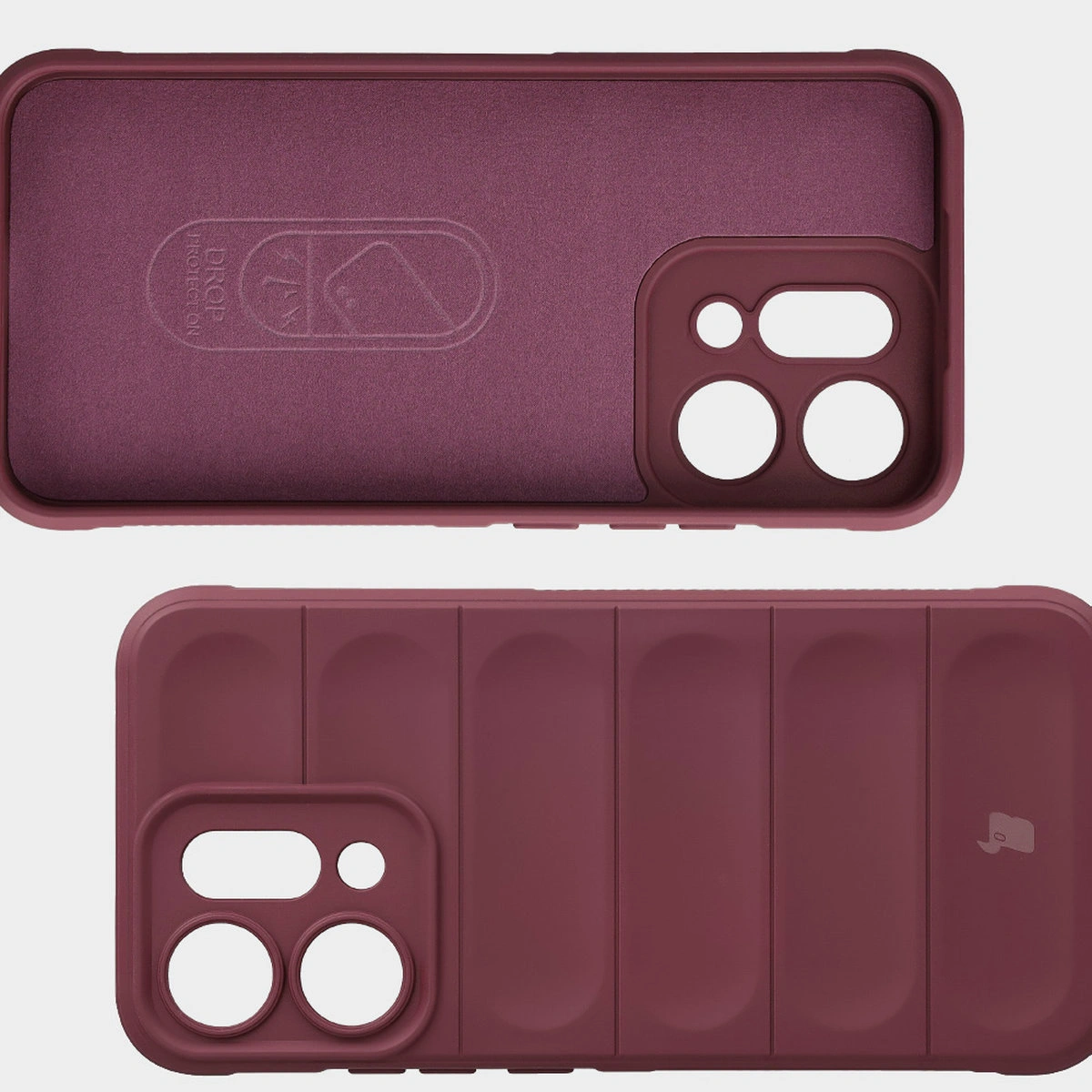 Microfiber lining, grooves on the back, and reinforced corners in the Bizon Case Tur for Oppo Reno 14