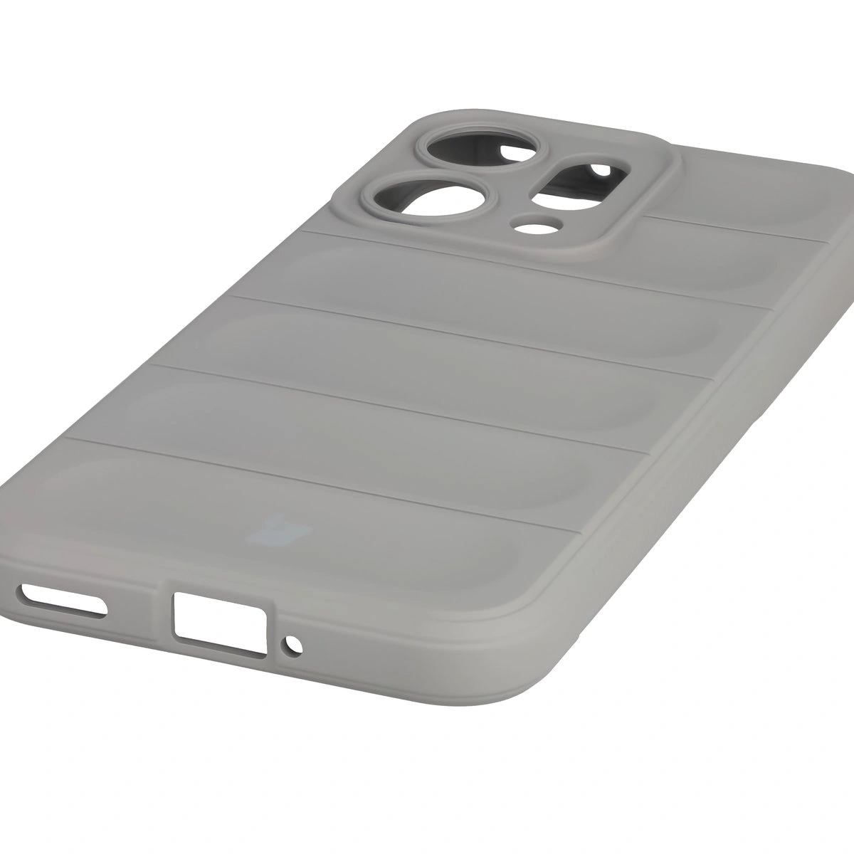 Precise cutouts and compatibility with wireless charging in the Bison Case Tur for Oppo Reno 14