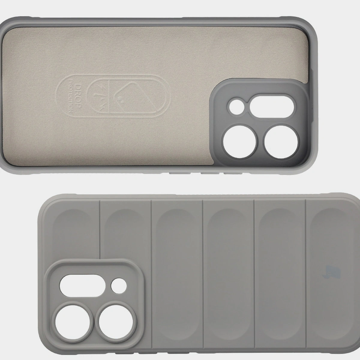 Microfiber lining, grooves on the back, and reinforced corners in the Bison Case Tur for Oppo Reno 14