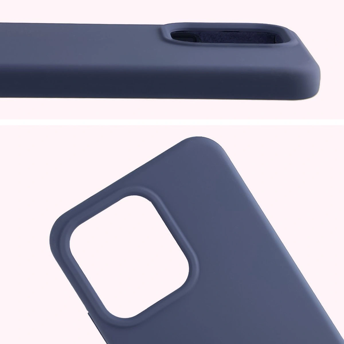 Close-up of the lens cutout in the Bison Soft Case for Oppo Reno 14