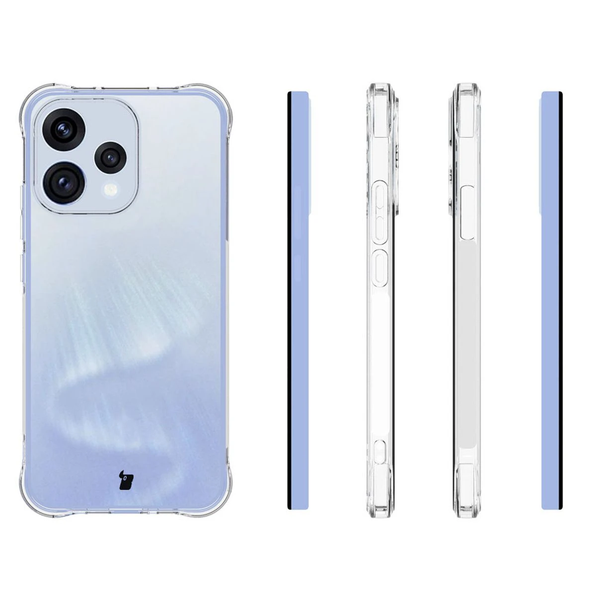 Etui Bizon Case Salpa für Oppo Reno 15 aus verschiedenen Blickwinkeln