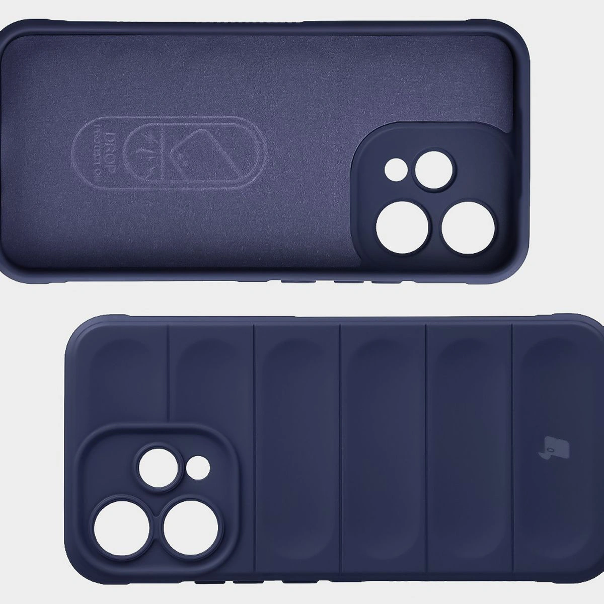 Mikroszálas bélés, hátsó bemélyedések és megerősített sarkak a Bizon Case Tur tokban az Oppo Reno 15-hez