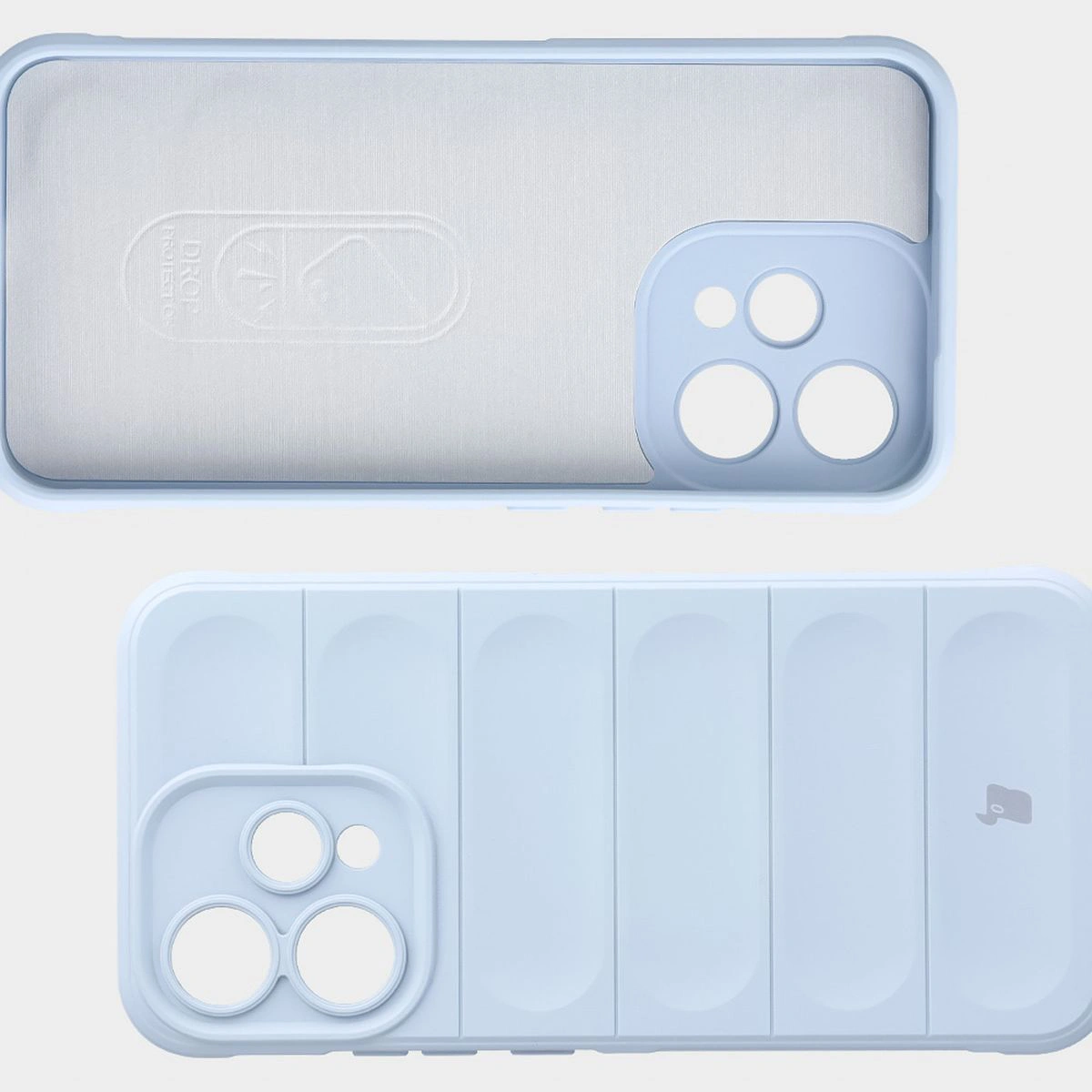 Microfiber lining, grooves on the back, and reinforced corners in the Bison Case Tur for Oppo Reno 15