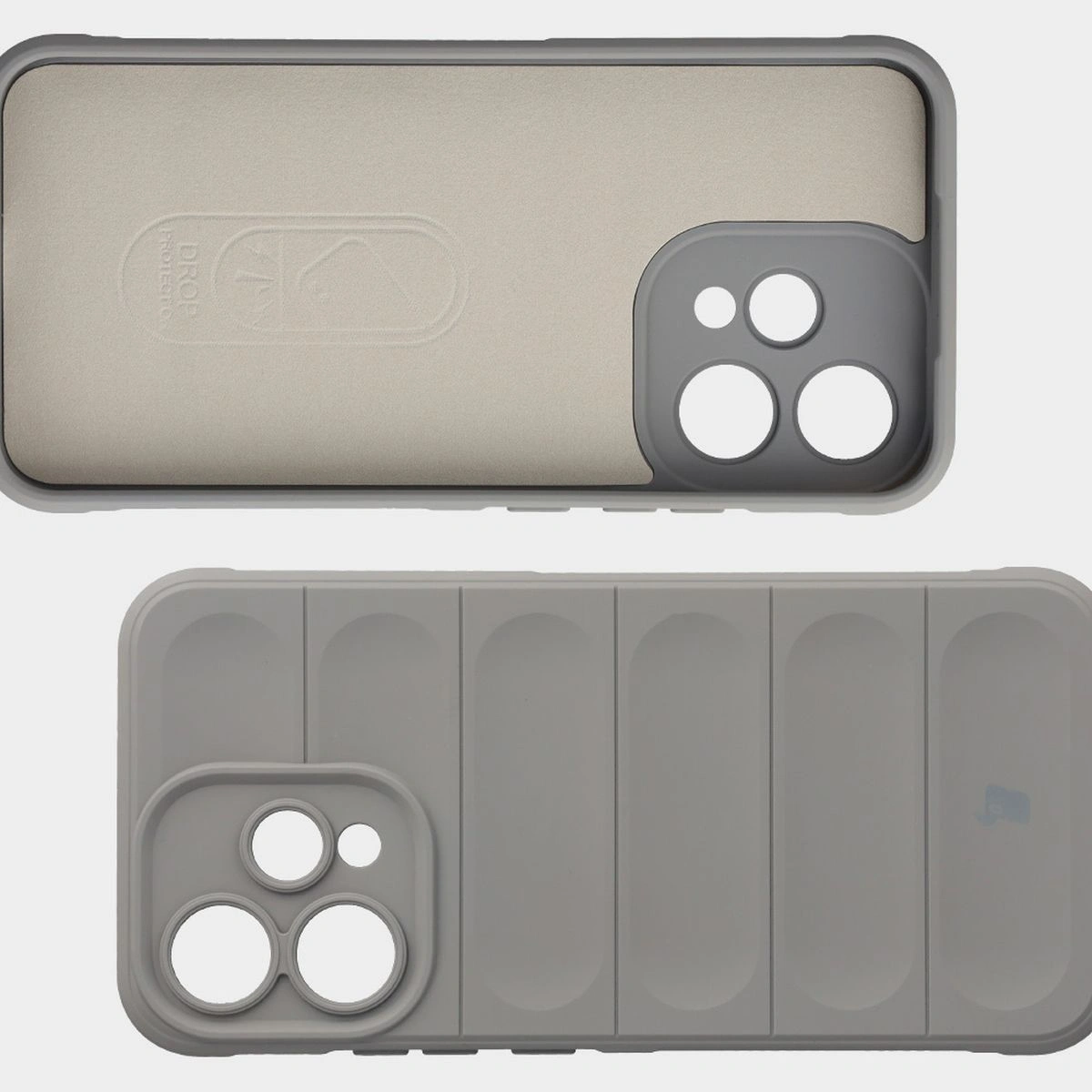 Microfiber lining, grooves on the back, and reinforced corners in the Bison Case Tur for Oppo Reno 15