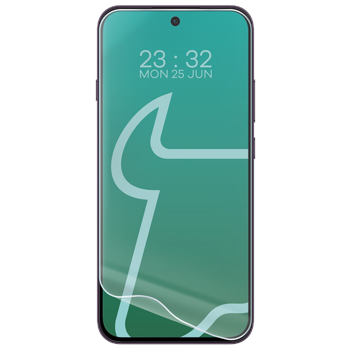 Hydrogel film for Oppo Reno16 F / Reno16 FS 5G next to the phone