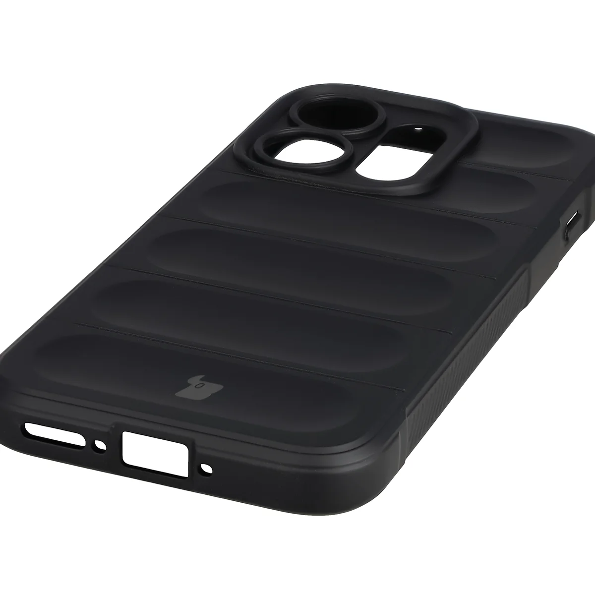 Precise cutouts and compatibility with wireless charging in the Bison Case Tur for Oppo Reno16 / Reno16 Pro 5G