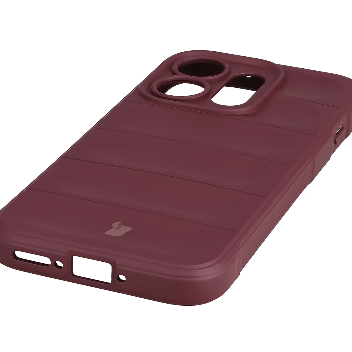 Precise cutouts and compatibility with wireless charging in the Bizon Case Tur for Oppo Reno16 / Reno16 Pro 5G