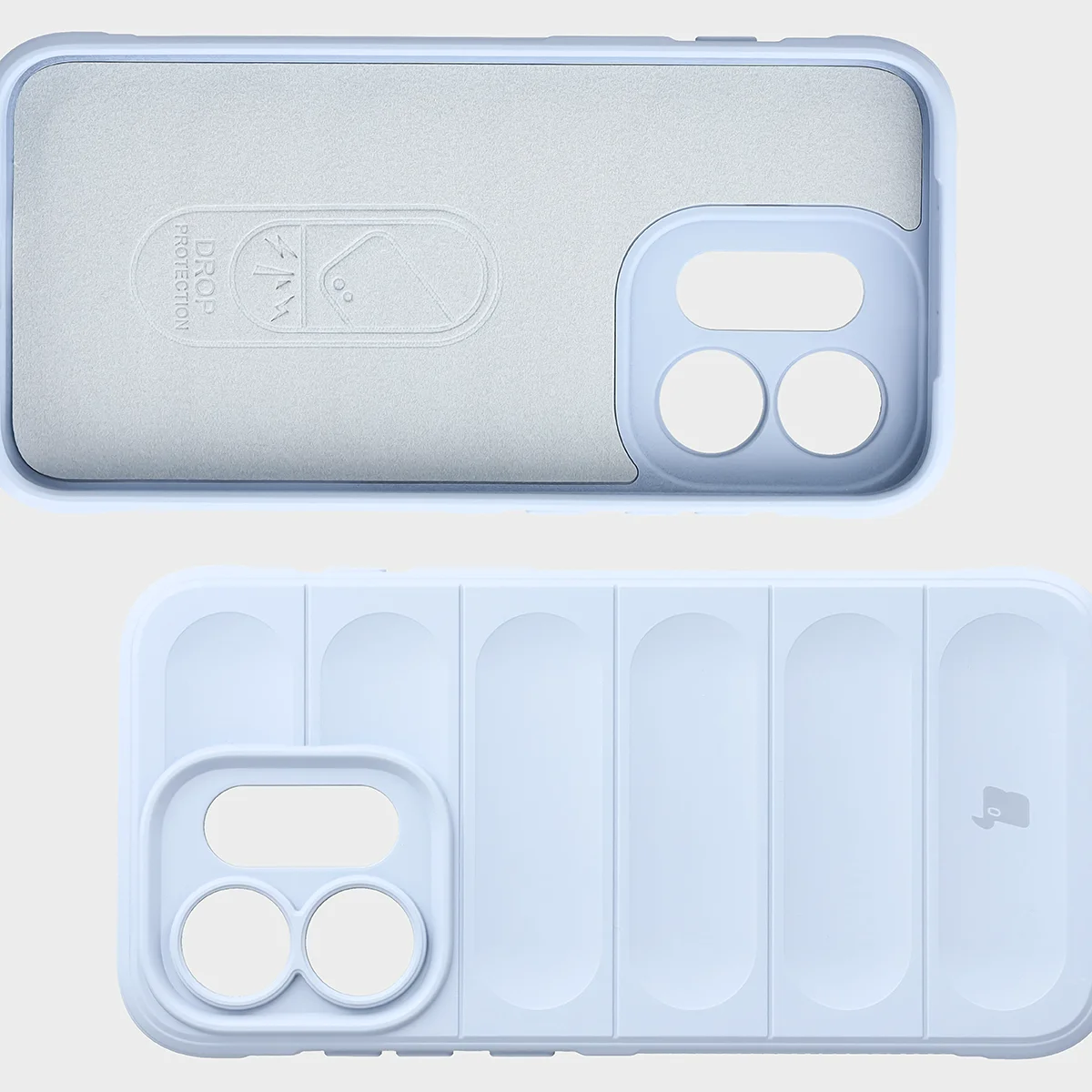 Microfiber lining, grooves on the back, and reinforced corners in the Bison Case Tur for Oppo Reno16 / Reno16 Pro 5G