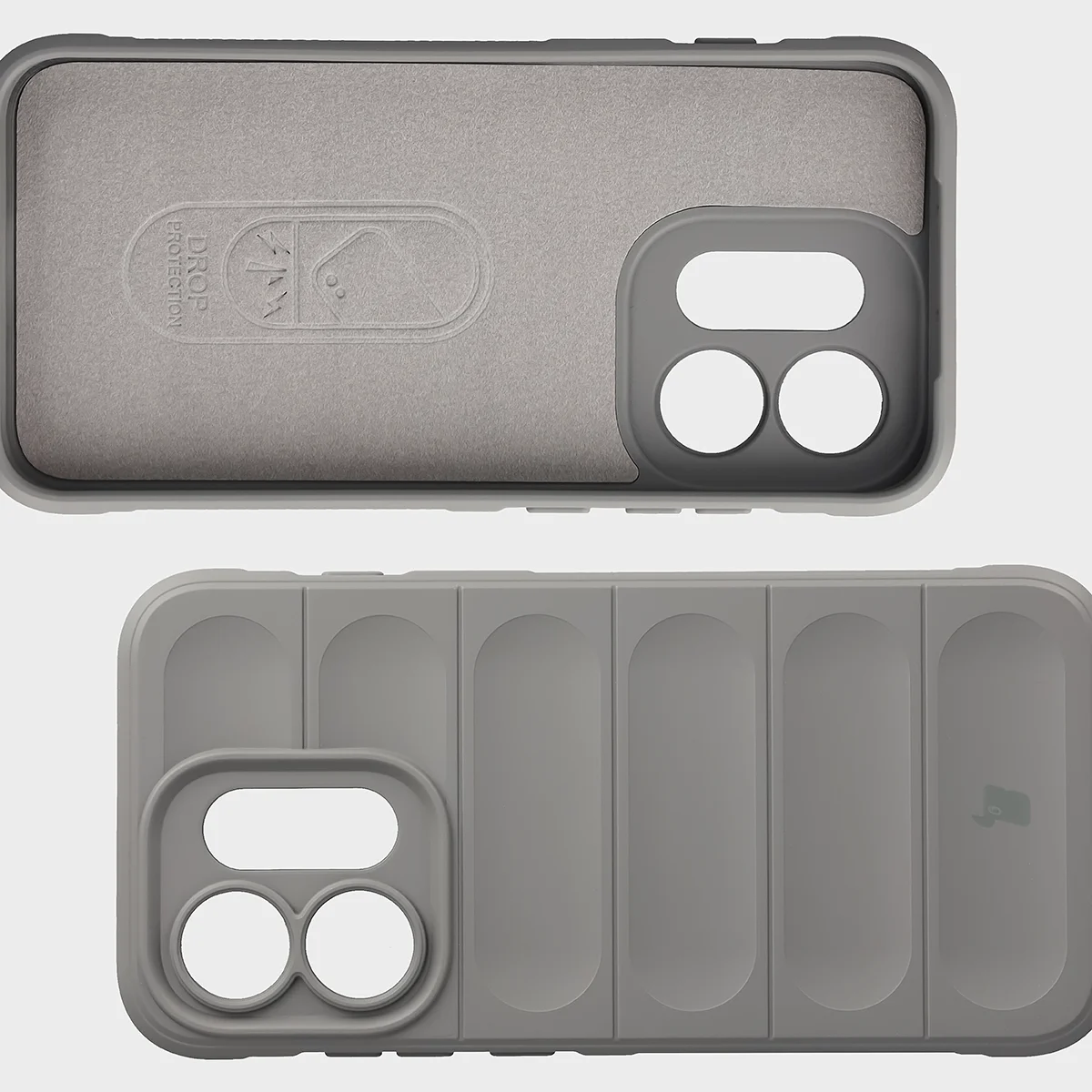 Microfiber lining, grooves on the back, and reinforced corners in the Bizon Case Tur for Oppo Reno16 / Reno16 Pro 5G