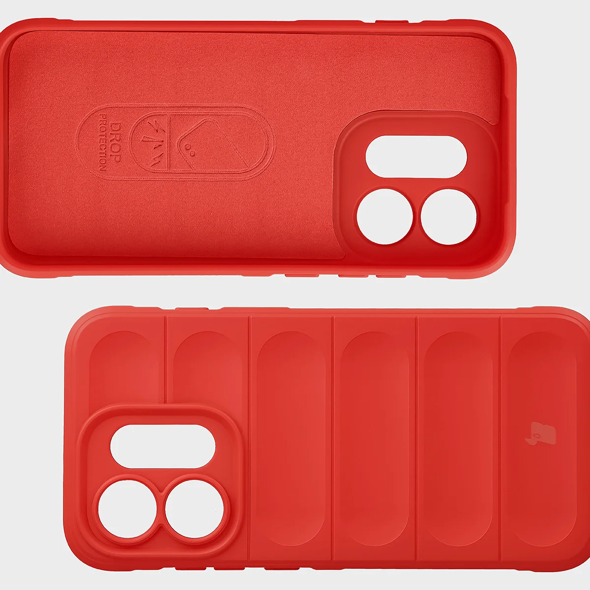 Microfiber lining, grooves on the back, and reinforced corners in the Bison Case Tur for Oppo Reno16 / Reno16 Pro 5G