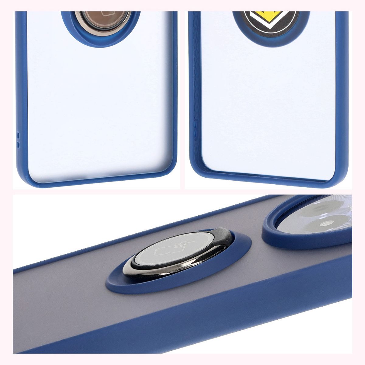 Features of Bizon Case Hybrid Ring: non-slip frame and matte design