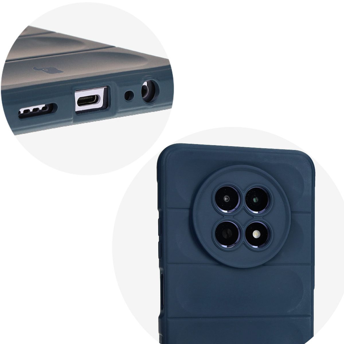 Decupaje precise și compatibilitate cu încărcarea inductivă în husa Bizon Case Tur