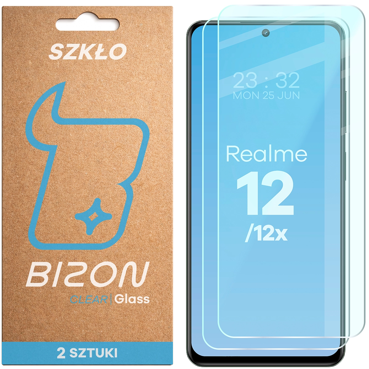 Szkło hartowane Bizon Glass Clear Duo do Realme 12 / 12x