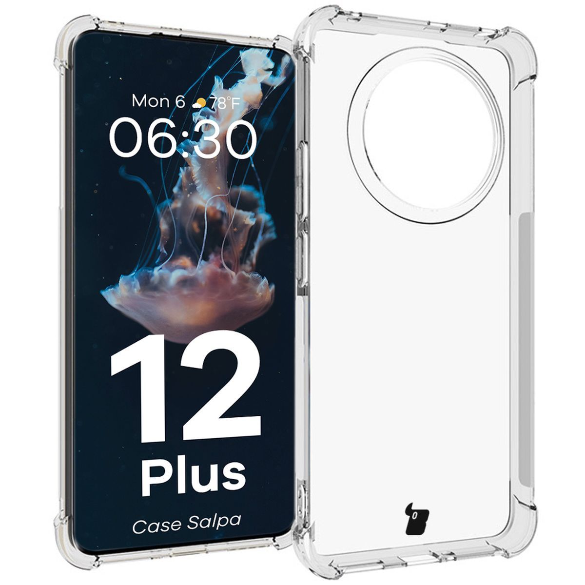 Transparent Bizon Case Salpa for Realme 12+